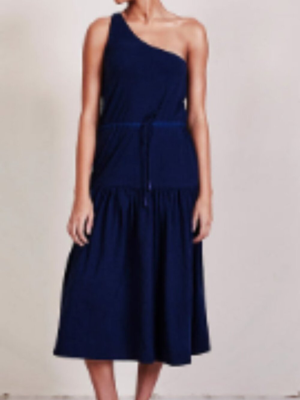 Apiece Apart Maramar One Shoulder Tee Dress - XS / Navy